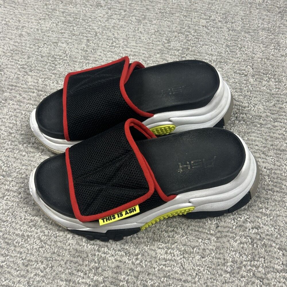 Ash Access Sandals Slides Euro 36 Womens 6 6.5 Slip On Platform Chunky Retro - Picture 5 of 10